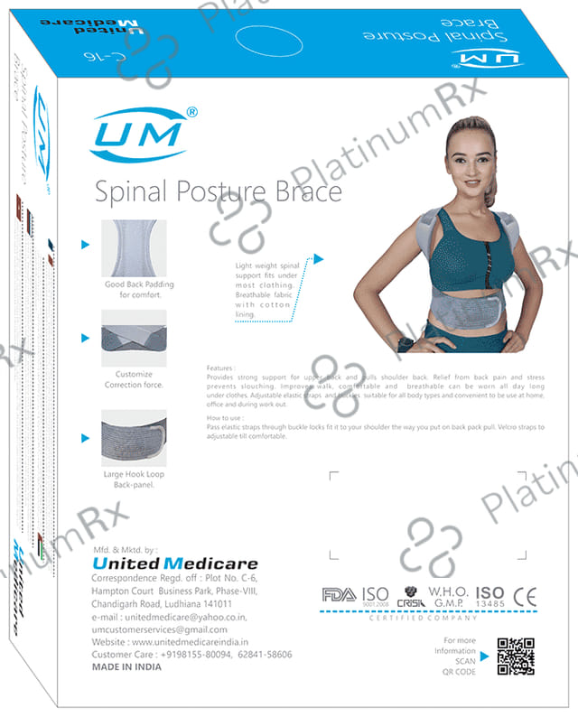 United Medicare Spinal Posture Brace Large