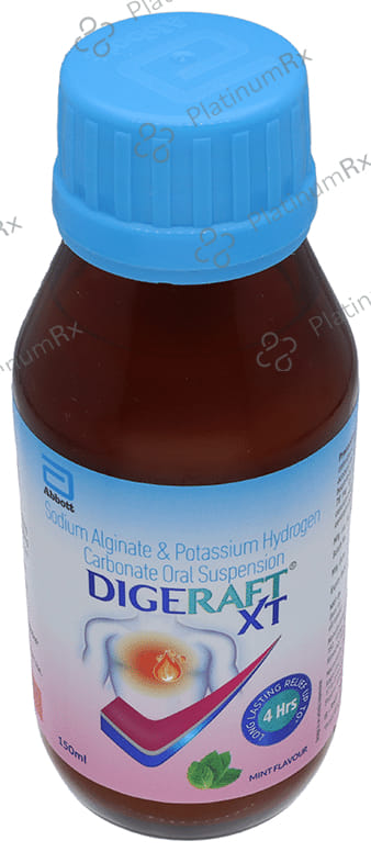 Digeraft XT 1000/200mg Oral Suspension Mint Flavour 150ml