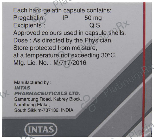Pregabid 50 Capsule
