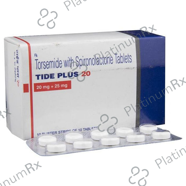 Tide Plus 25/20mg Tablet 10s