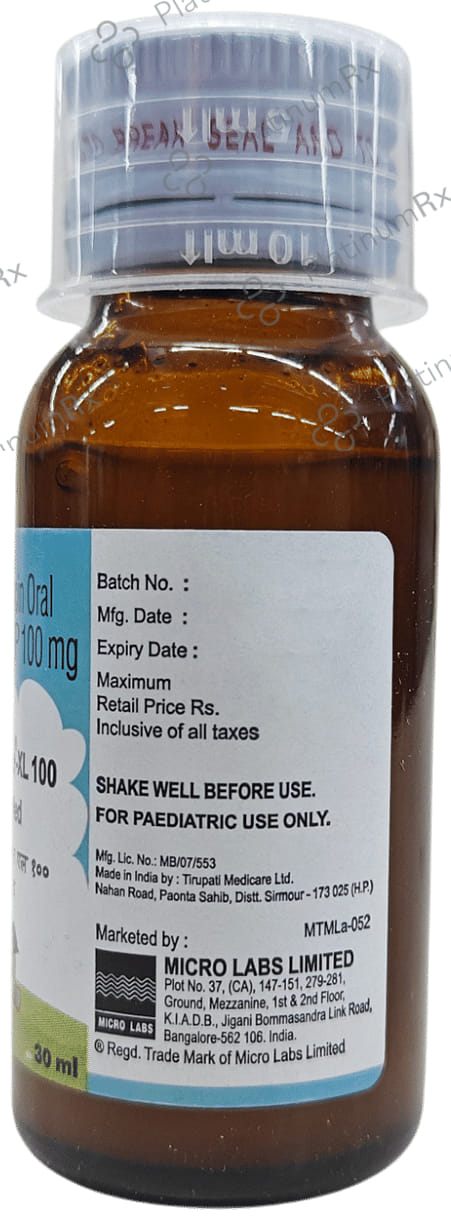 Azilide 100mg XL Redimix Oral Liquid 30ml