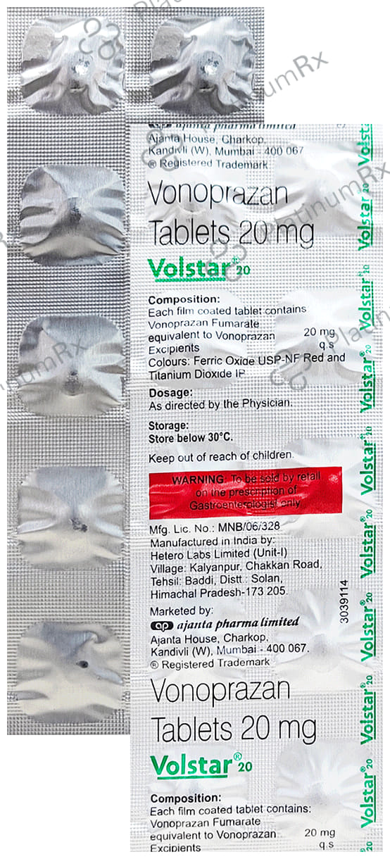 Volstar 20mg Tablet 10s