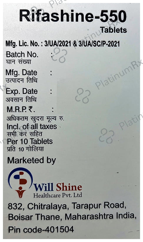 Rifashine 550 Tablet