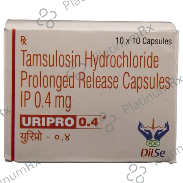 Uripro 0.4mg Capsule PR 10s