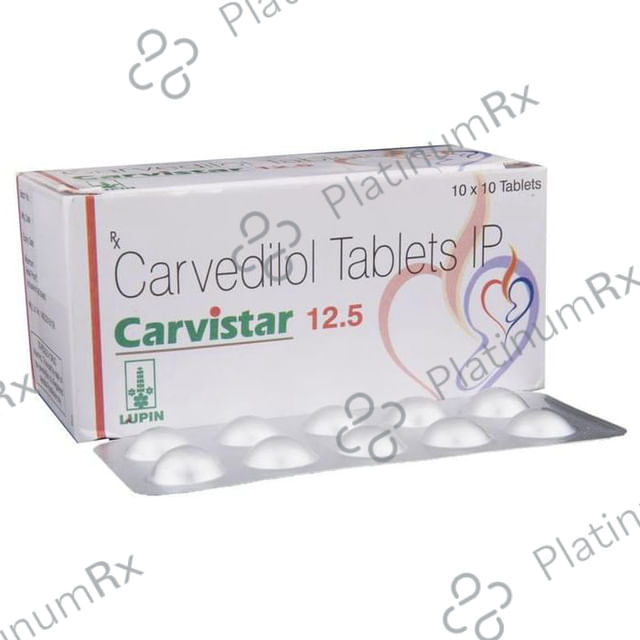Carvistar 12.5mg Tablet 10s