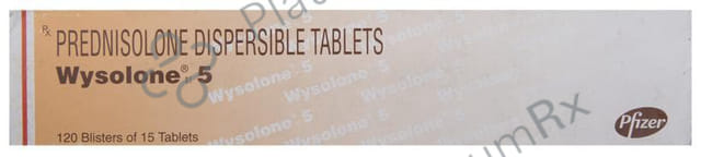 Wysolone 5mg Tablet DT 15s