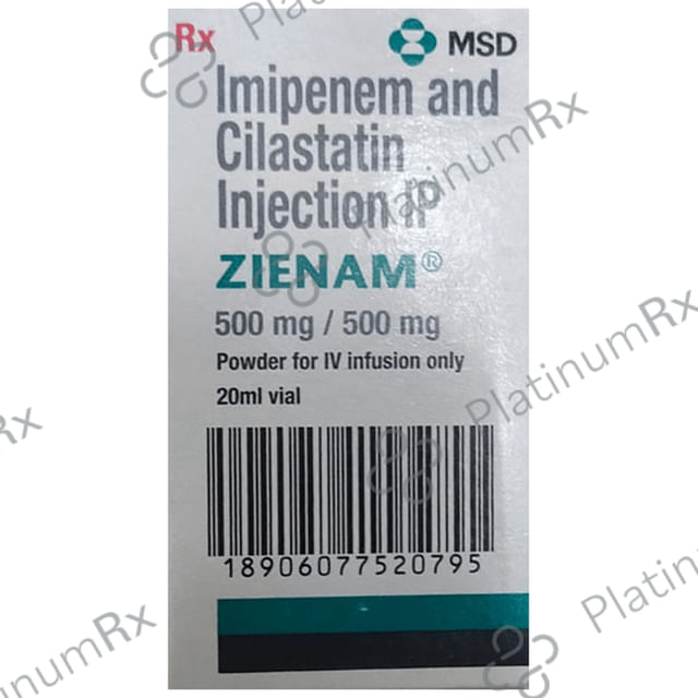 Zienam 500mg/500mg Injection