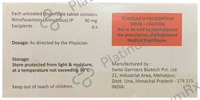 Uridantin 50 DT Tablet