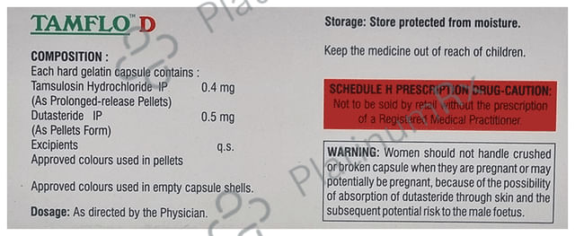 Tamflo D 0.4/0.5mg Capsule PR 10s
