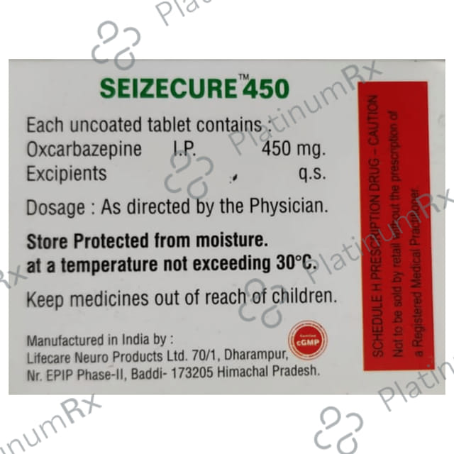 Seizecure 450 Tablet