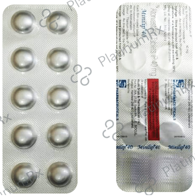Minilip 40mg Tablet
