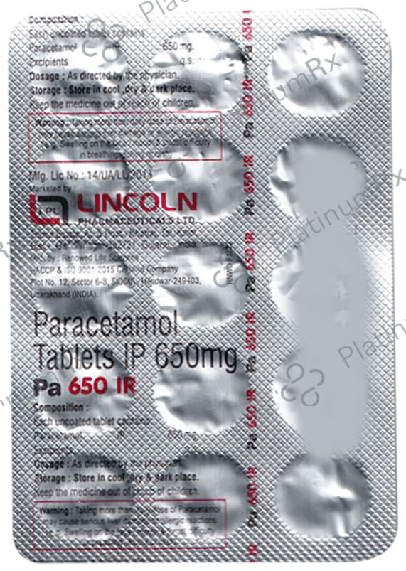PA 650mg Tablet