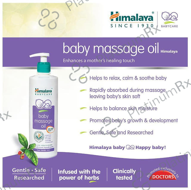 Himalaya Baby Massage Oil with Olive Oil 500ml