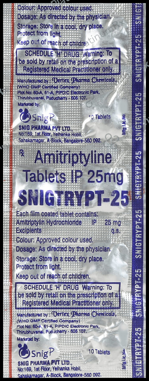 Snigtrypt 25mg Tablet 10s
