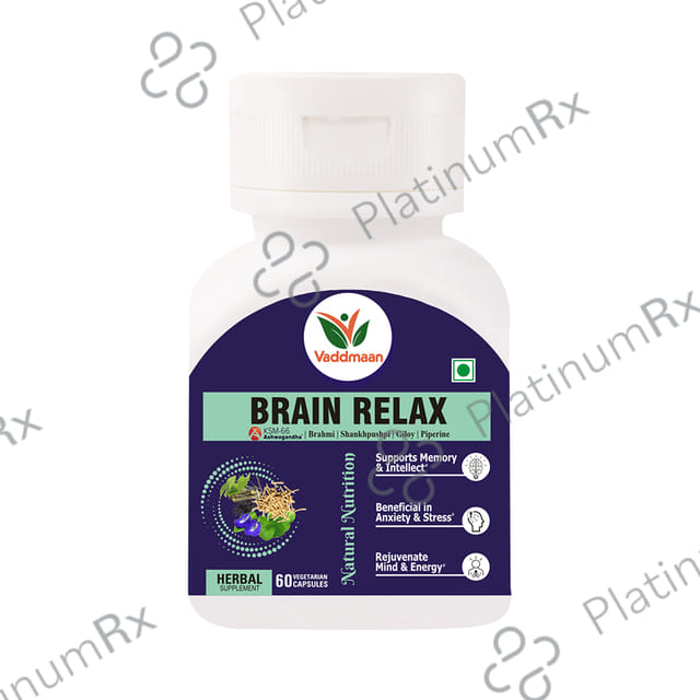 Vaddmaan Brain Relax Vegetarian Capsules