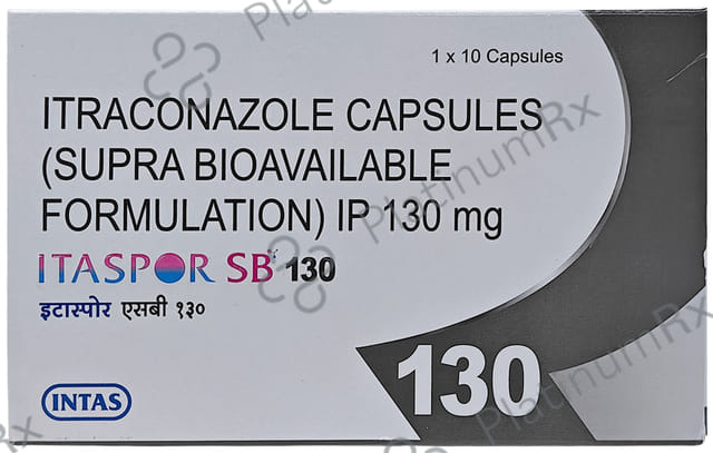 Itaspor SB 130mg Capsule 10s