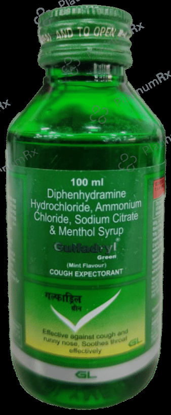Gulfadryl Green Cough Expectorant Mint 100ml