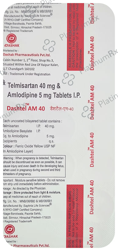Dashtel AM 40 Tablet