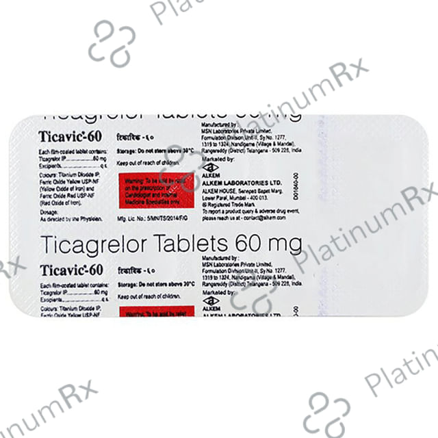 Ticavic 60mg Tablet 10s