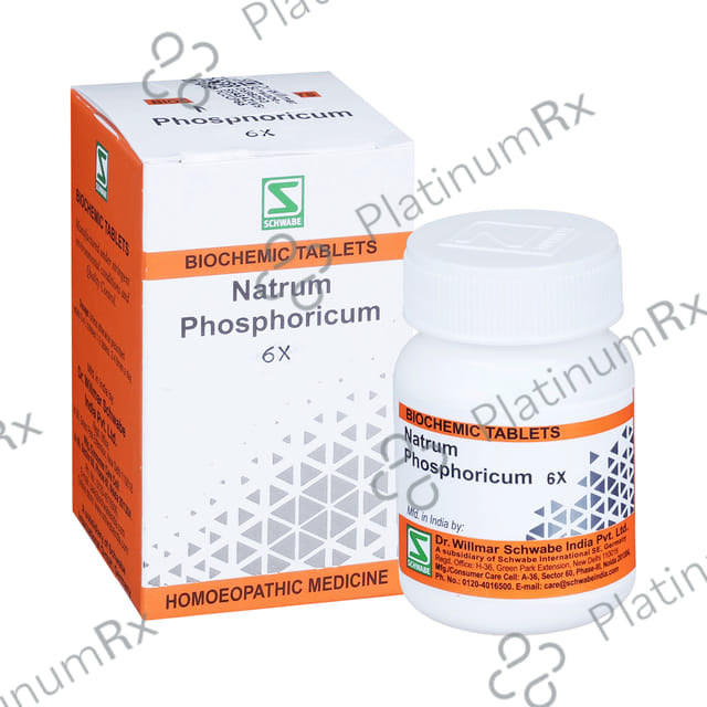 Dr Willmar Schwabe India Natrum Phosphoricum Biochemic Tablet 6X 25 gm