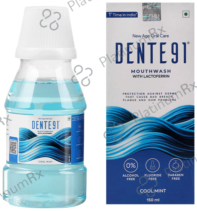 Dente 91 Cool Mint Mouth Wash 150ml