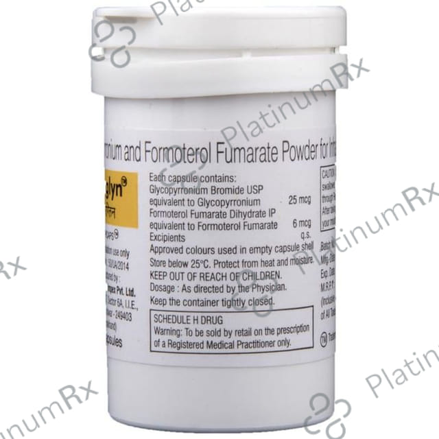 Forglyn 6mcg/0.025mg Respicap 10s