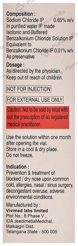 Zoamet S 0.65% Nasal Solution 20ml