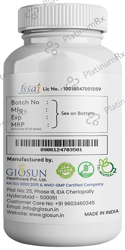 Giosun Beta Glucan 250mg Veg Capsule