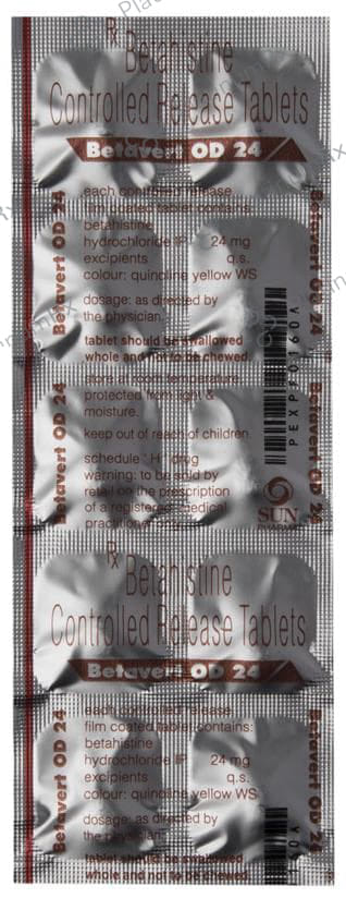 Betavert 24mg OD Tablet CR 10s