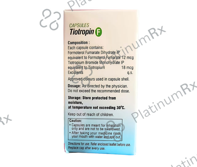 Tiotropin F 12/18mcg Capsule 30s