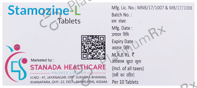 Stamozine 5/10mg L Tablet 10s