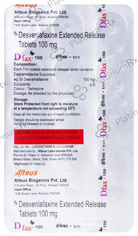 Dfax 100 Tablet ER