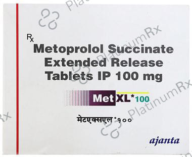 Met XL 100mg Tablet ER 20s