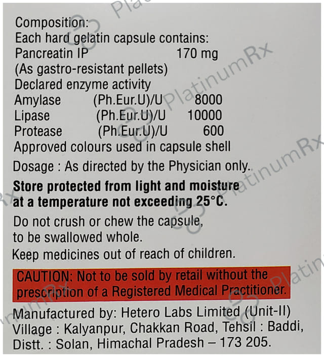 Lupase 10000 Gastro Resistant Capsule 15s