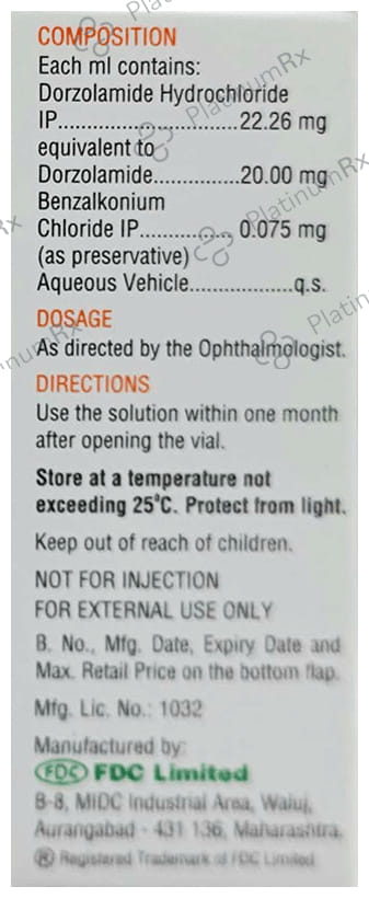 Ocudor Eye Drop