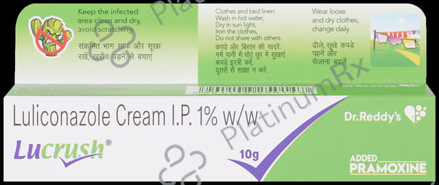 Lucrush 1% Cream 10gm