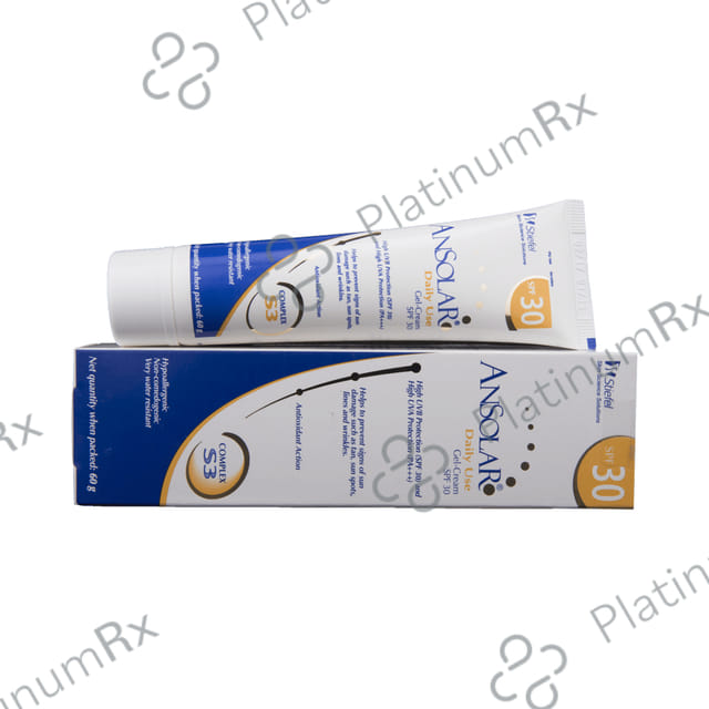 Ansolar Spf 30 Gel 60gm
