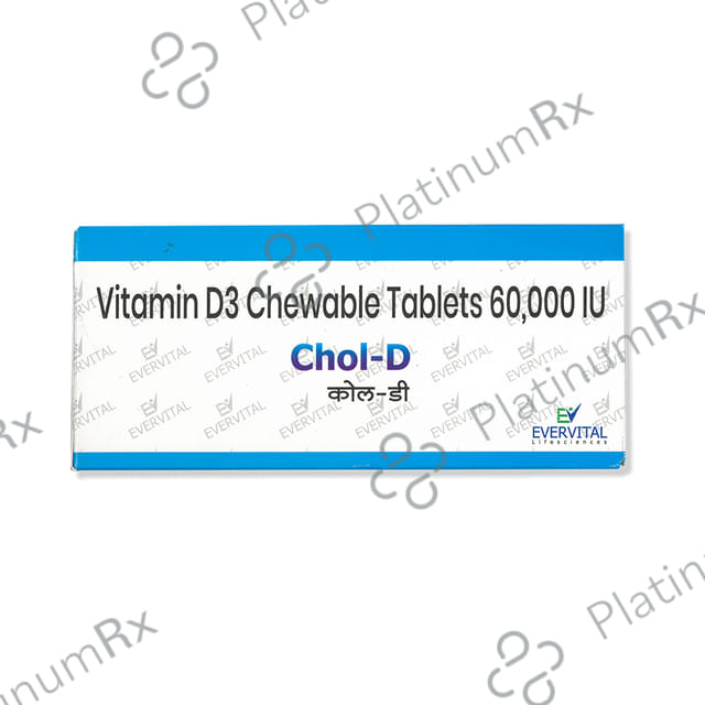 Chol-D Chewable Tablet 4s