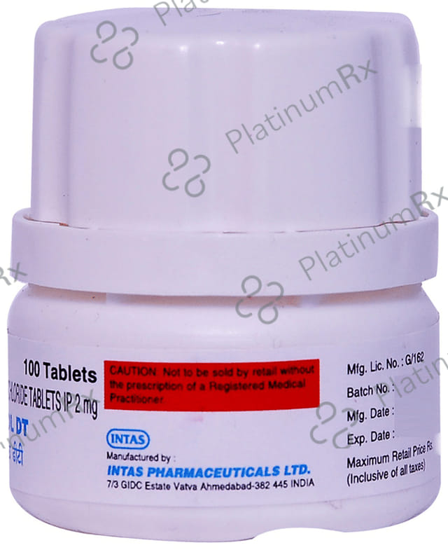 Bexol 2mg Tablet DT 100s