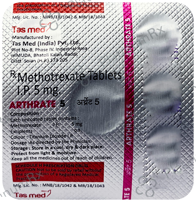 Arthrate 5mg Tablet 4s