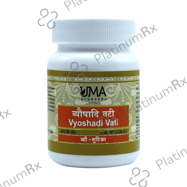 Uma Ayurveda Vyoshadi Vati 40 tablets