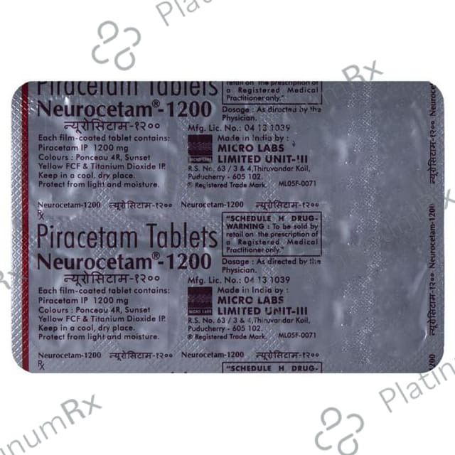 Neurocetam 1200 Tablet
