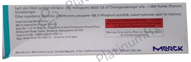 Ovitrelle Solution for Injection