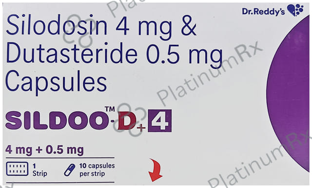Sildoo D Plus 4/0.5mg Capsule 10s