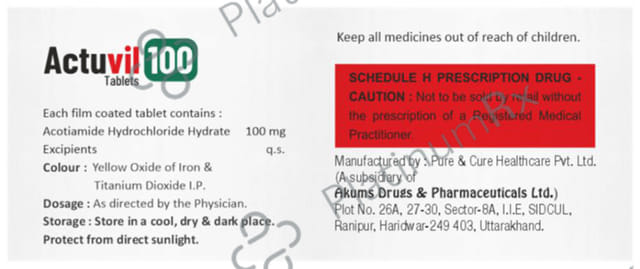 Actuvil 100 Tablet