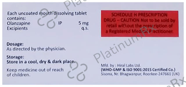 Oligone 5mg MD Tablet 10s