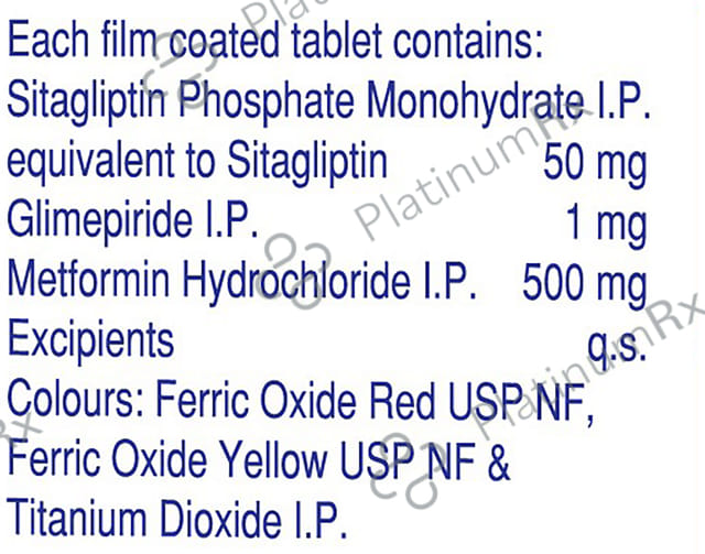 Sitaxa GM IR 1mg Tablet 10s