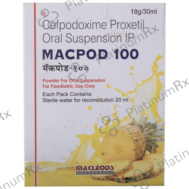 Macpod 100mg Powder For Oral Suspension 30ml