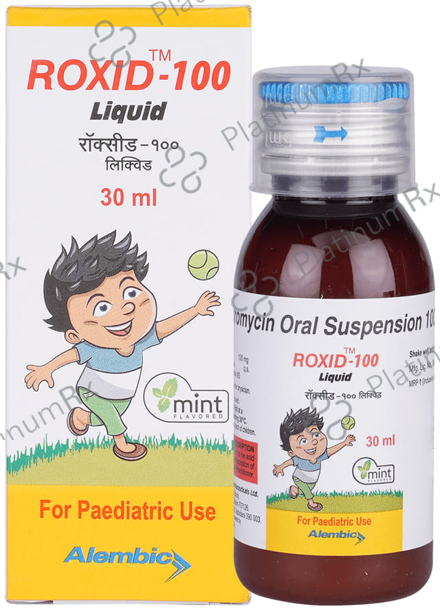 Roxid 100mg Oral Suspension 30ml