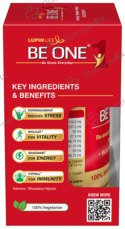 Lupin Life Be One Capsule with Ashwagandha and Shilajit 30s